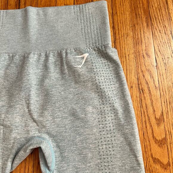 Gymshark Leggings Womens Small Vital Seamless Green Gray - Picture 2 of 8